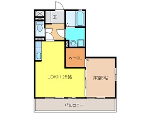 マノワール十六田の物件間取画像